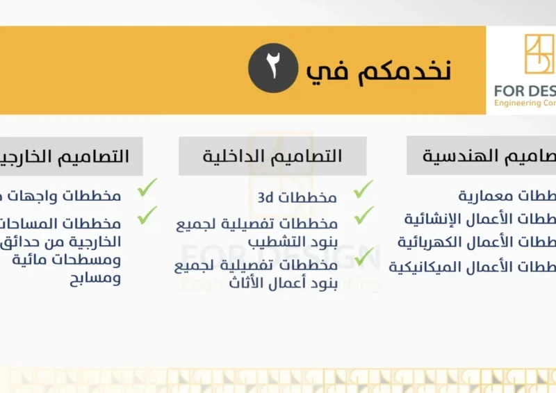 FOR DESIGN مكتب عبدالعزيز السيف للاستشارات الهندسية